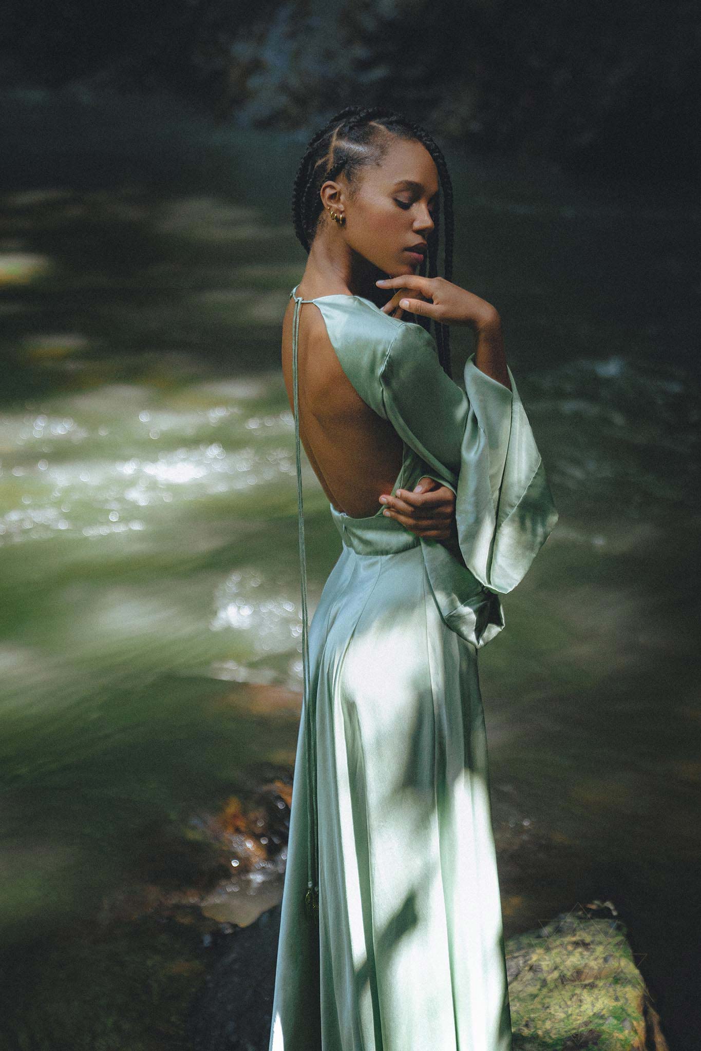 Get the sky blue goddess dress of your dreams from Aya Sacred Wear. 