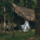 Bridal Poncho Robe, Boho Cape for Women, Bohemian Kimono Overcoat - AYA Sacred Wear